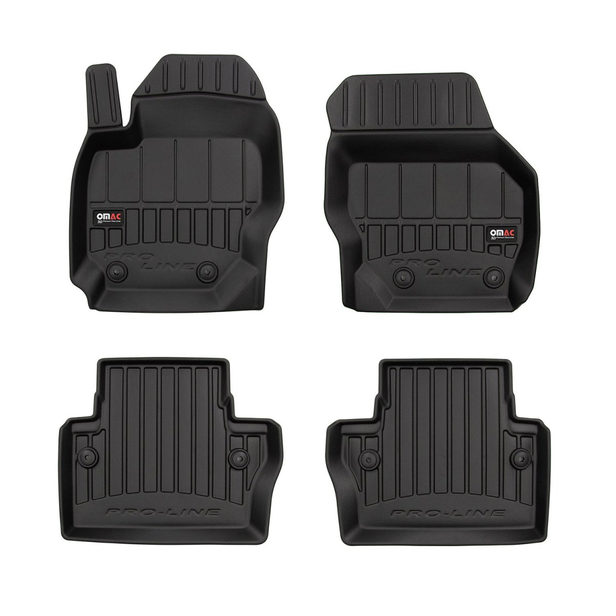 Volvo S80 Floor Mat - Omac - Proline Premium TPE - Black - '07-'16